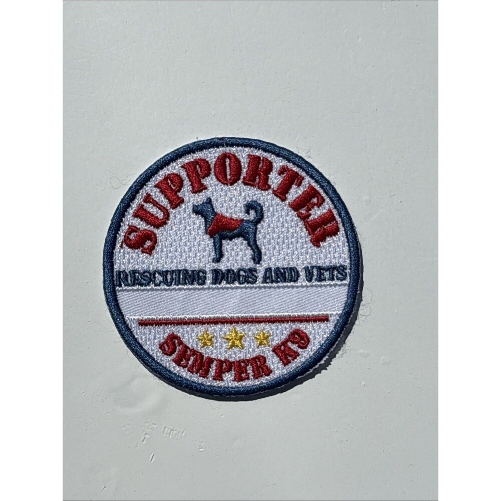Semper K9 Supporter Patch Rescuing Dogs And Veterans See On Patriot Canines